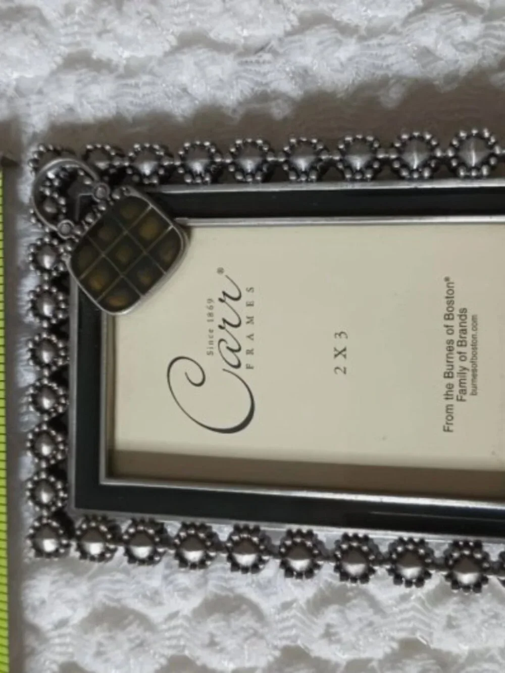 Carr Frames Photo Frame Pewter Finish 2x3